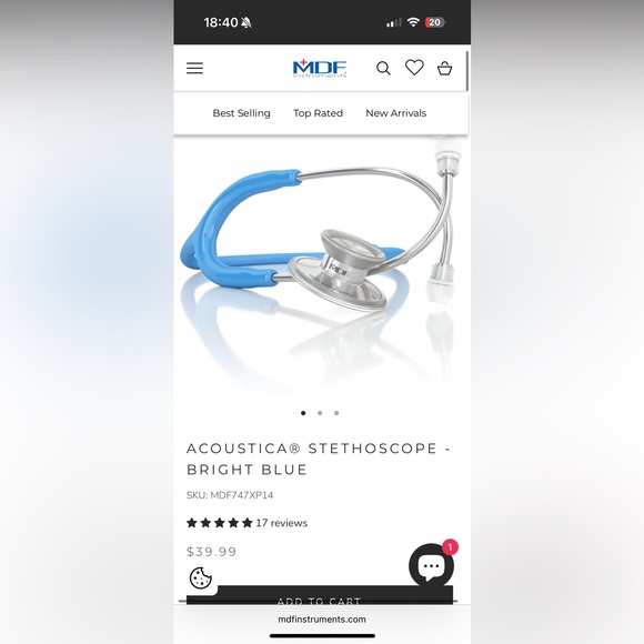 MDF Instruments Stethoscope - Picture 4 of 4